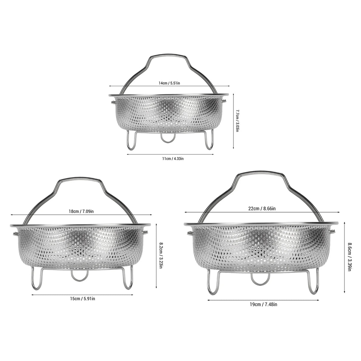 Stainless Steel Steam Basket