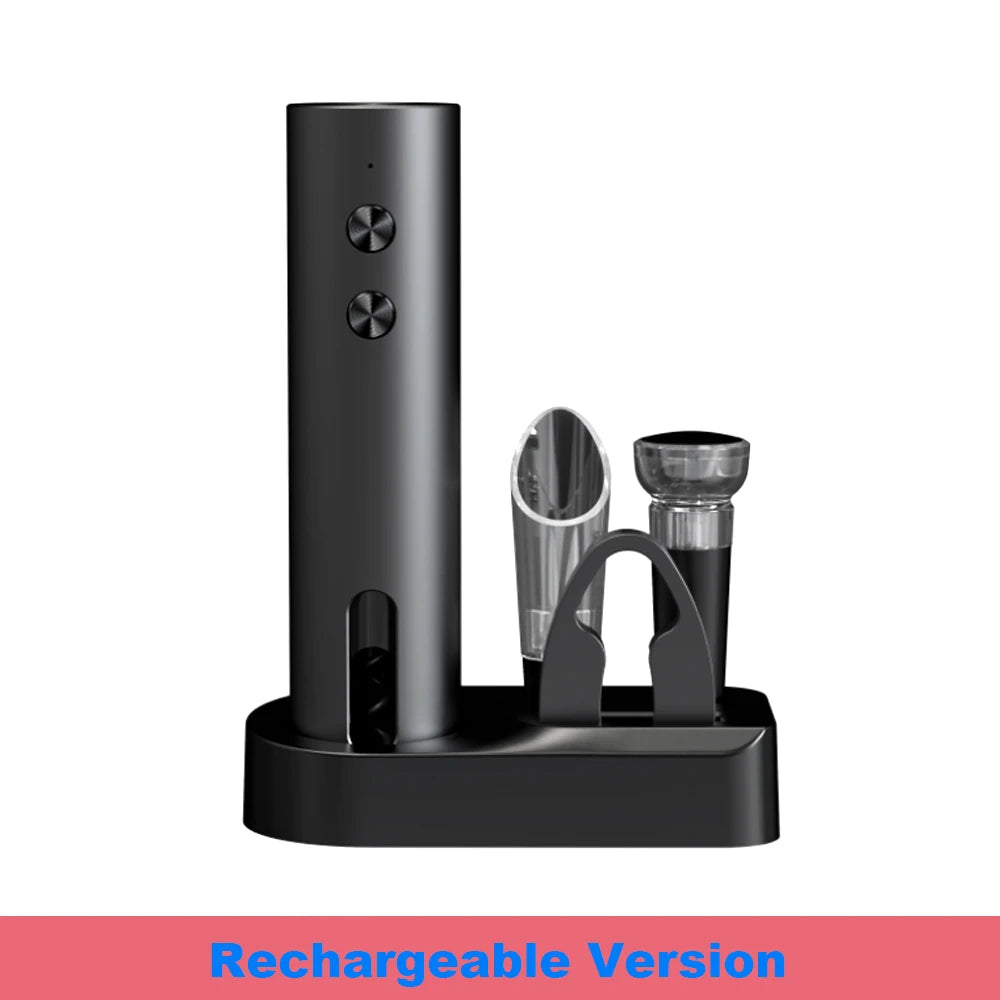 Electric Automatic Wine Opener Set