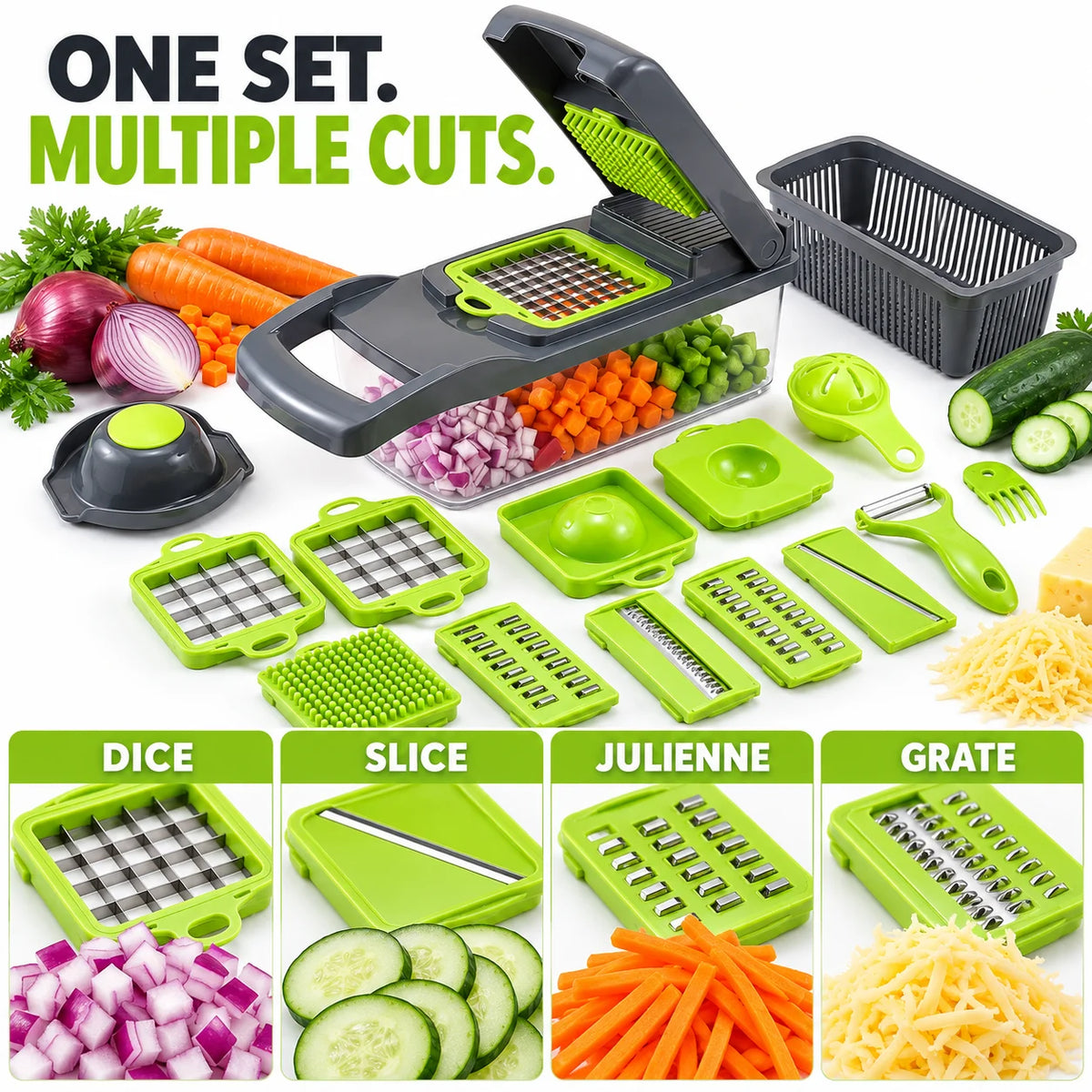 7-Blade Vegetable Chopper