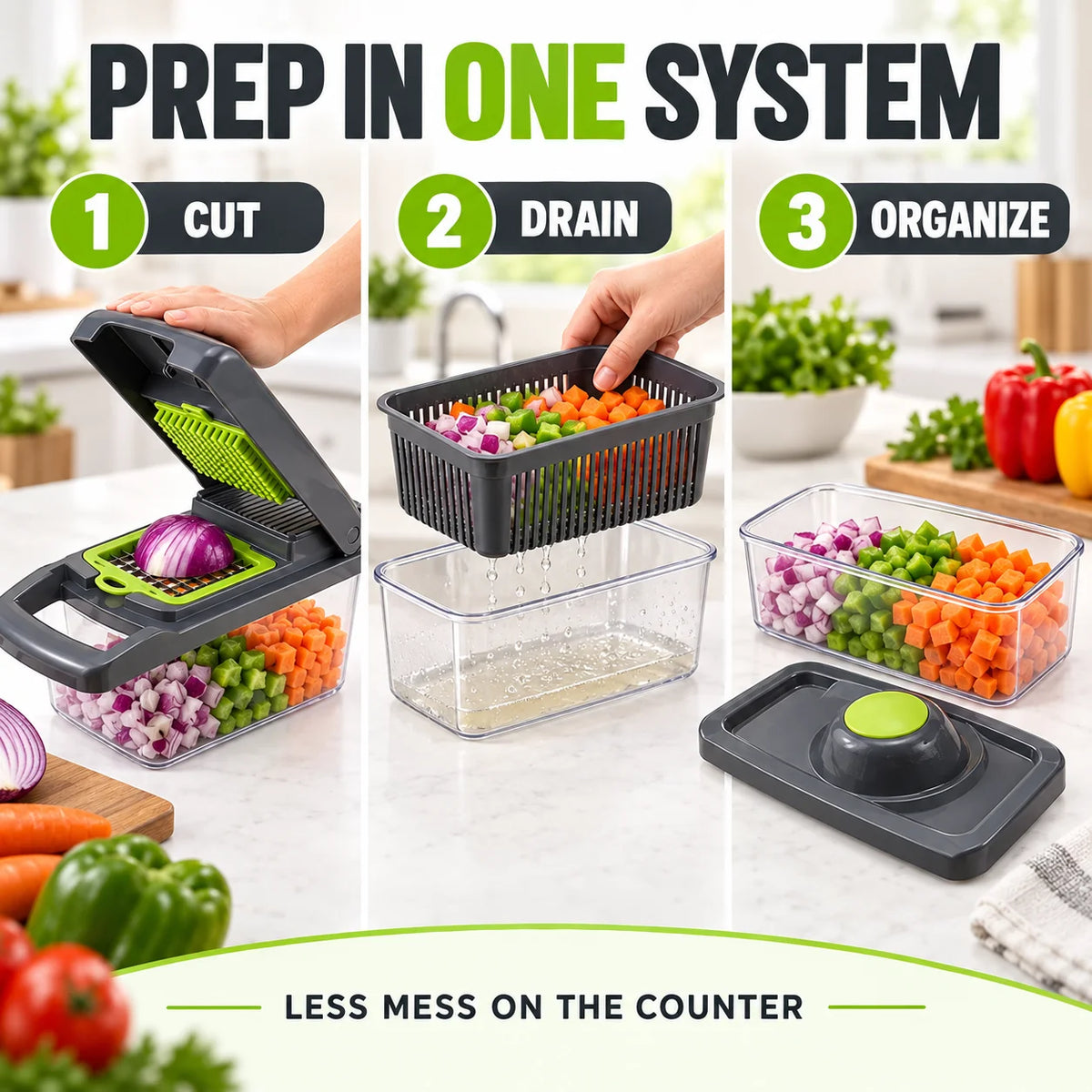 7-Blade Vegetable Chopper