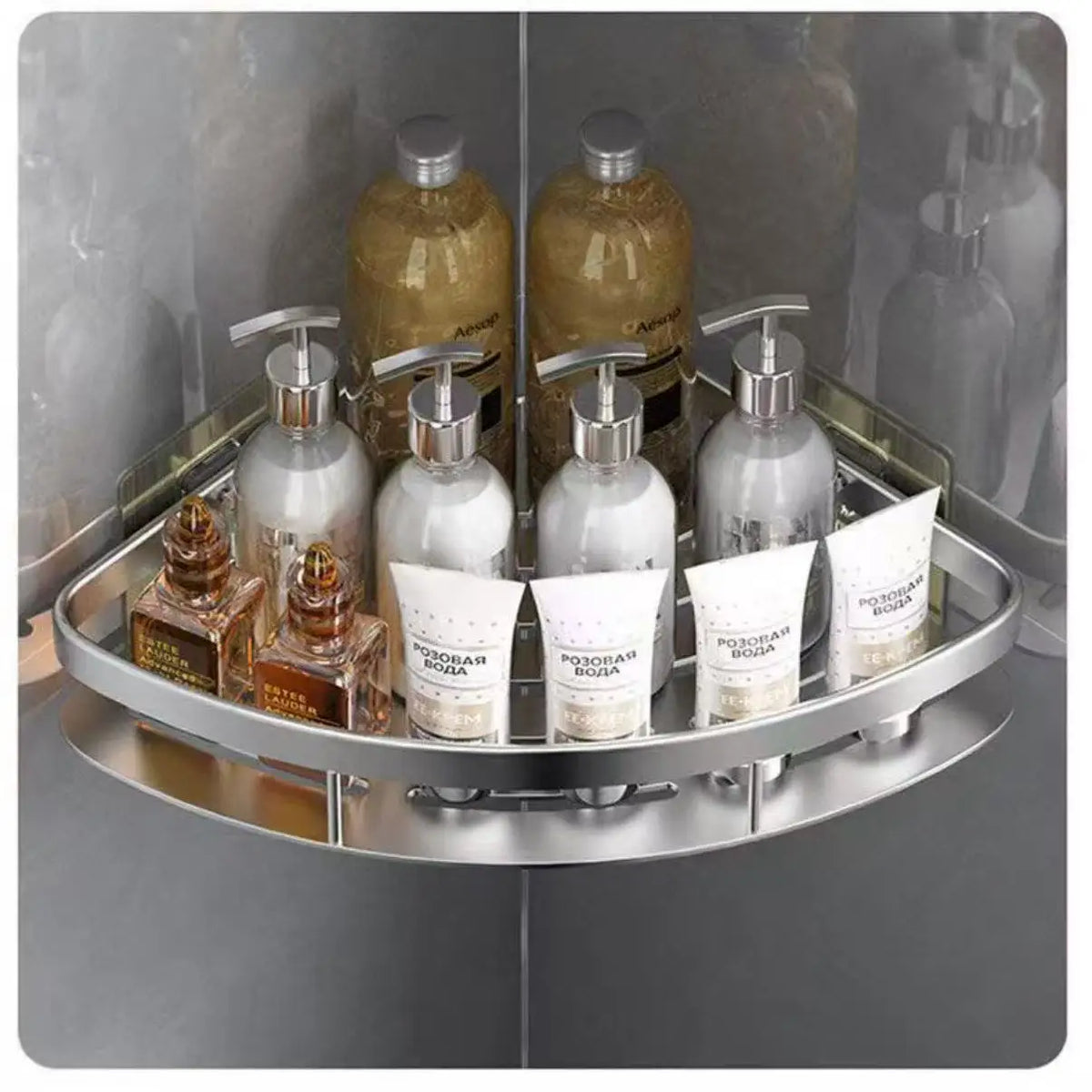Aluminum Bathroom Shower Shelf