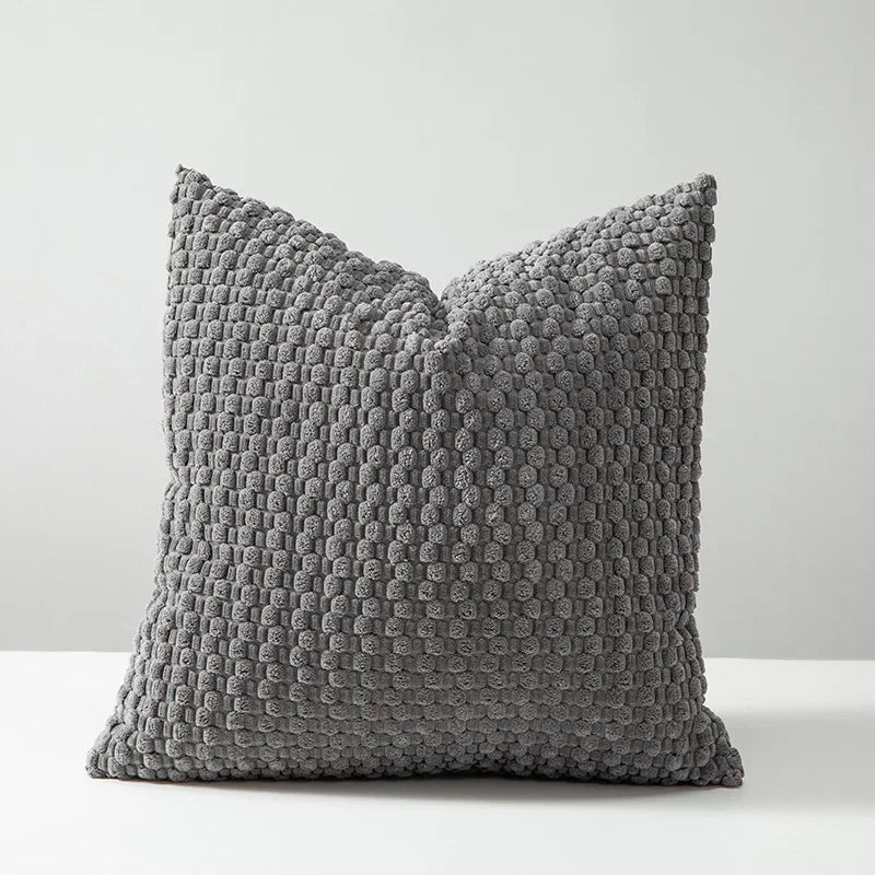 Soft Corduroy Boho Striped Throw Pillow Cover