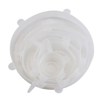 Reusable silicone food covers