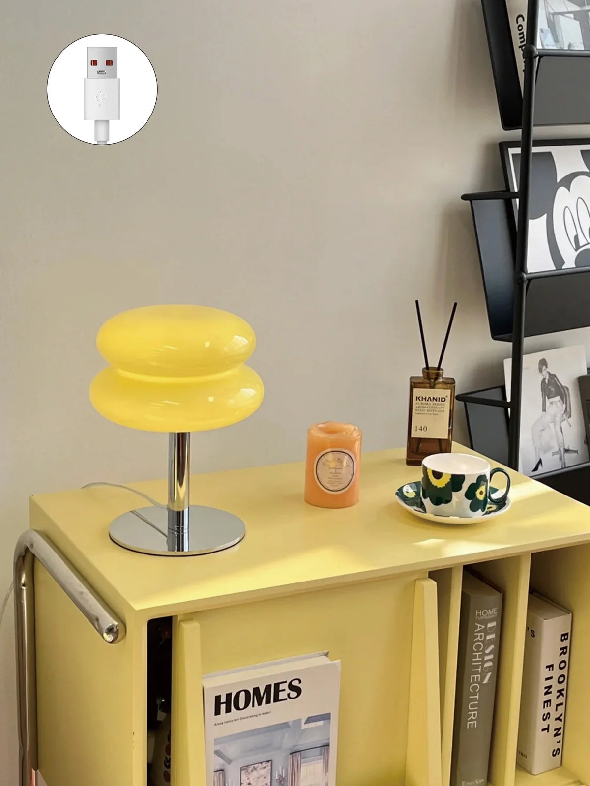 Macaron Glass LED Table Lamp