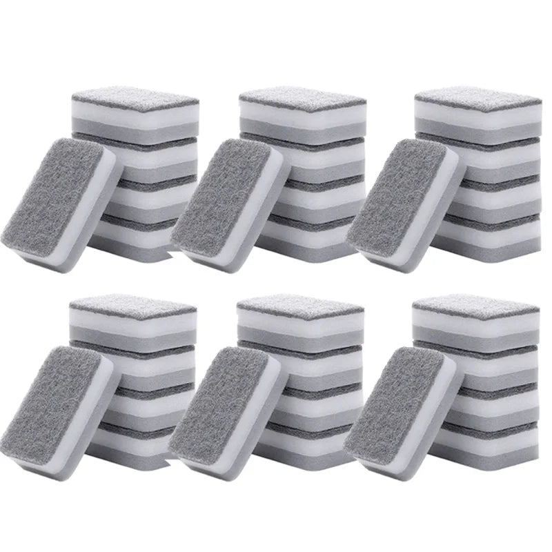Double-sided cleaning sponge