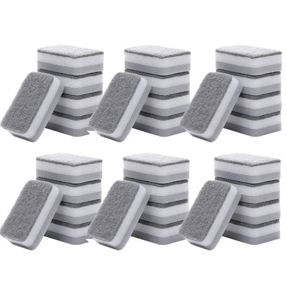 Double-sided cleaning sponge