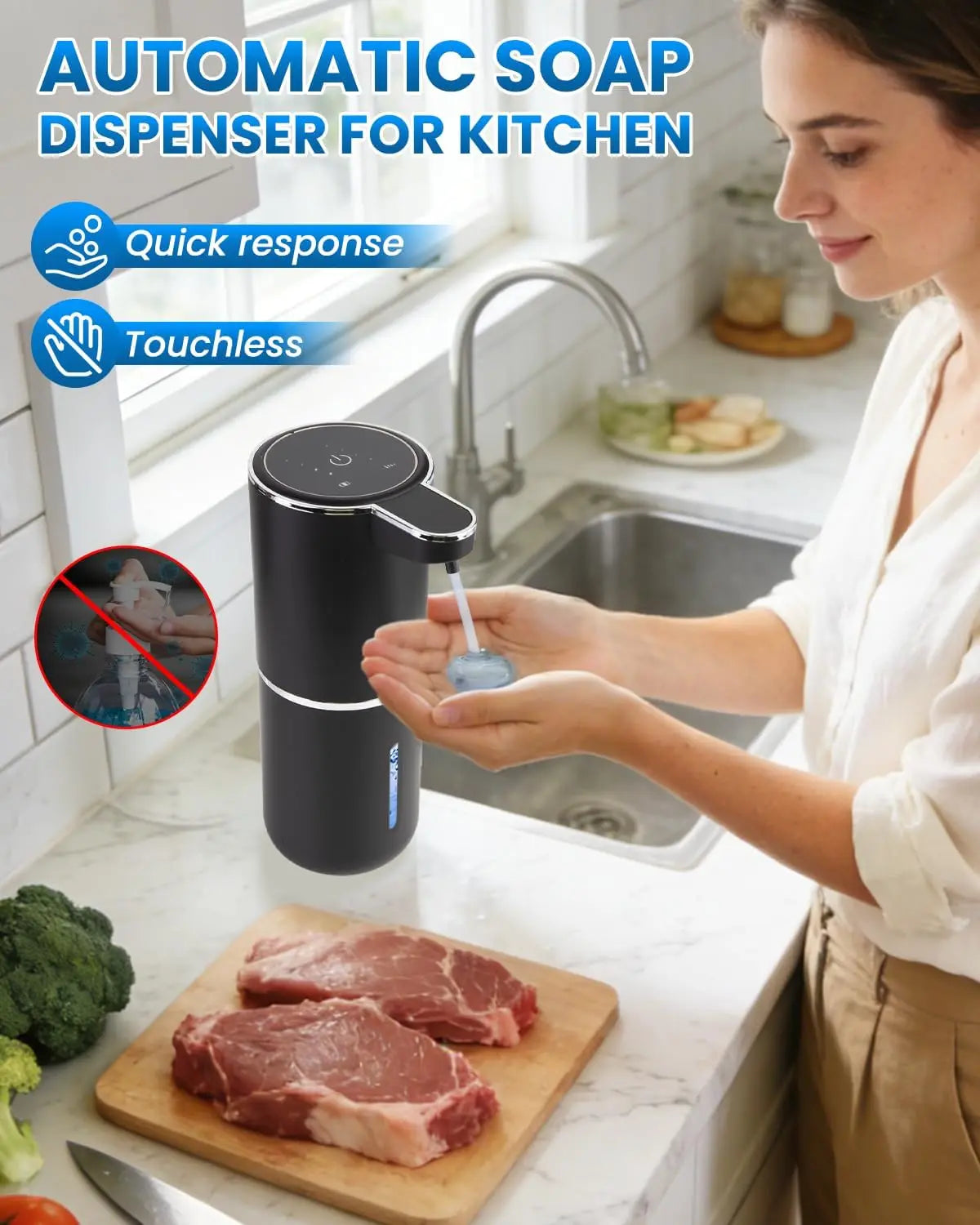380ml Touchless Automatic Soap Dispenser