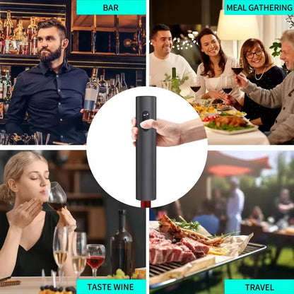 Electric Automatic Wine Opener Set