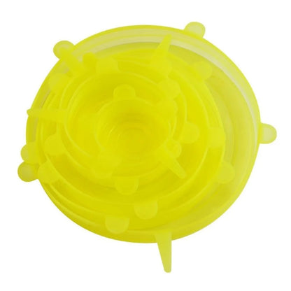 Reusable silicone food covers
