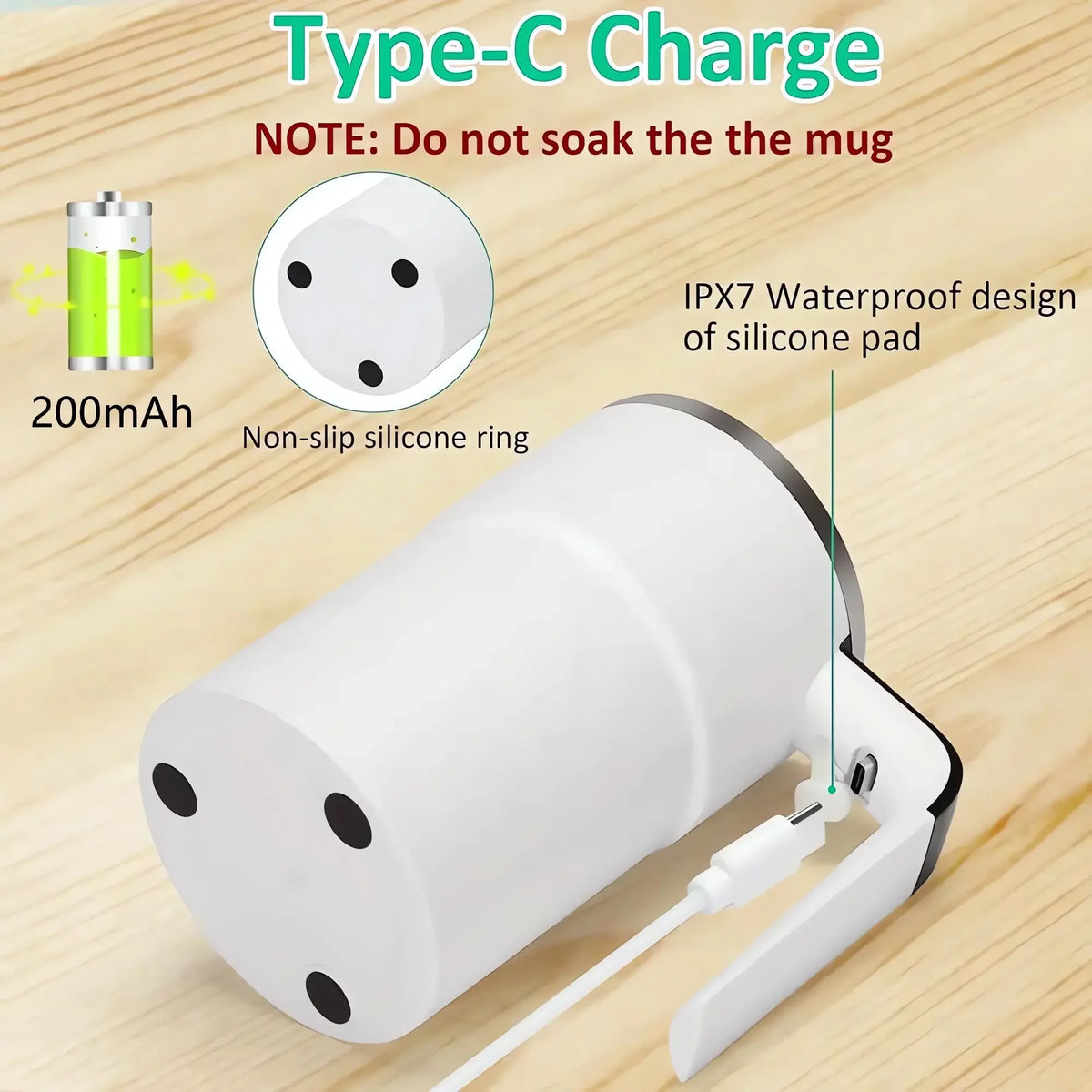 380ml Electric Self-Stirring Coffee Mug
