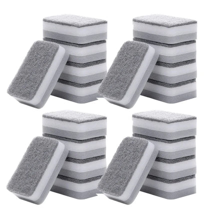 Double-sided cleaning sponge