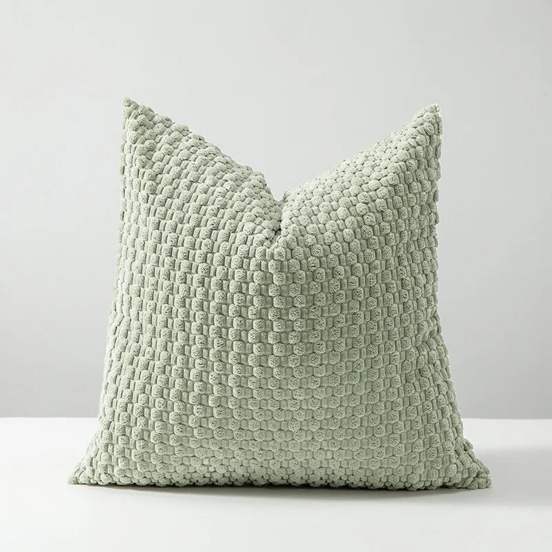 Soft Corduroy Boho Striped Throw Pillow Cover