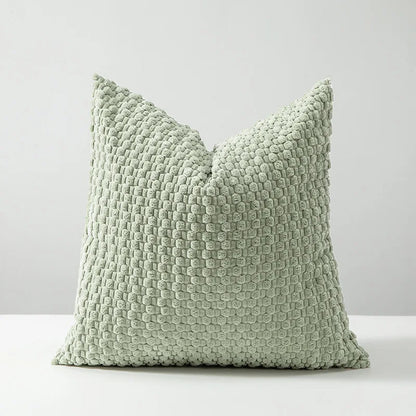 Soft Corduroy Boho Striped Throw Pillow Cover