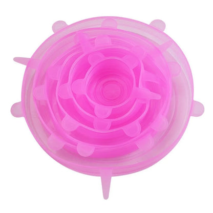 Reusable silicone food covers