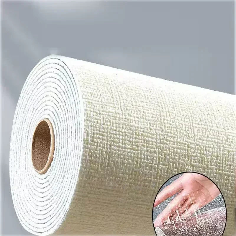3D Linen Self-Adhesive Wallpaper