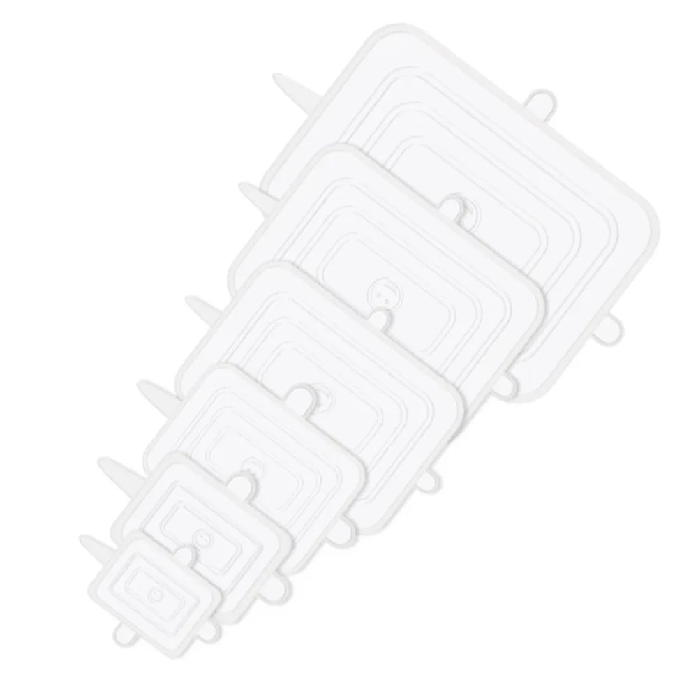 Reusable silicone food covers