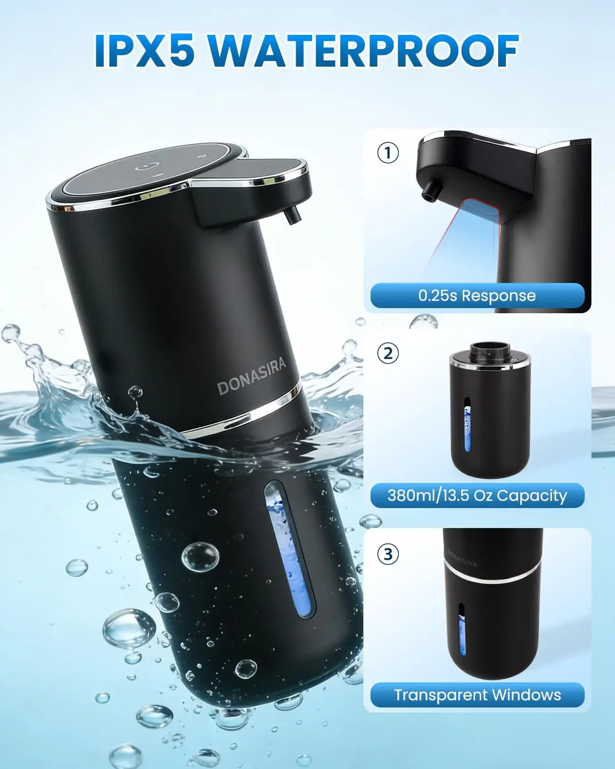 380ml Touchless Automatic Soap Dispenser