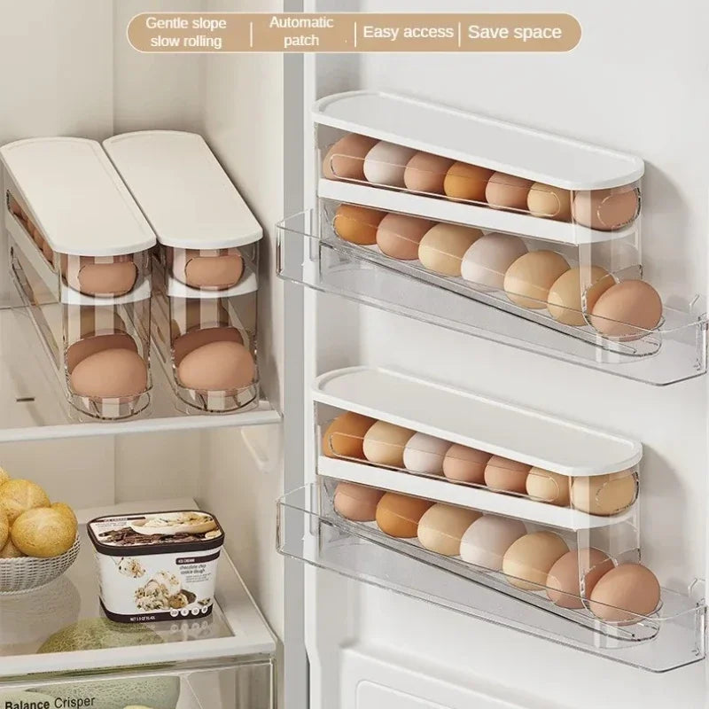 Refrigerator egg storage rack