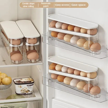 Refrigerator egg storage rack