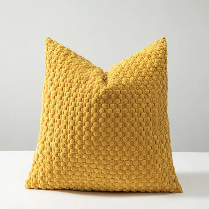 Soft Corduroy Boho Striped Throw Pillow Cover
