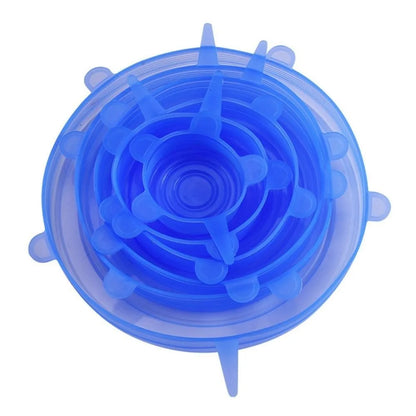 Reusable silicone food covers