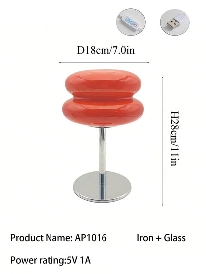 Macaron Glass LED Table Lamp