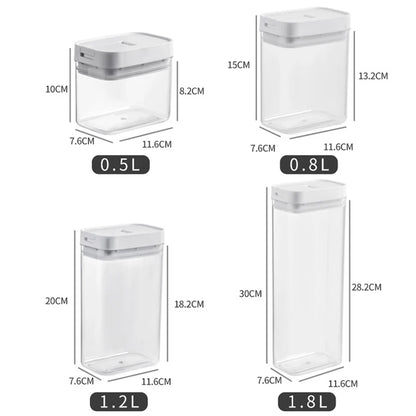 Transparent Pasta Storage Container