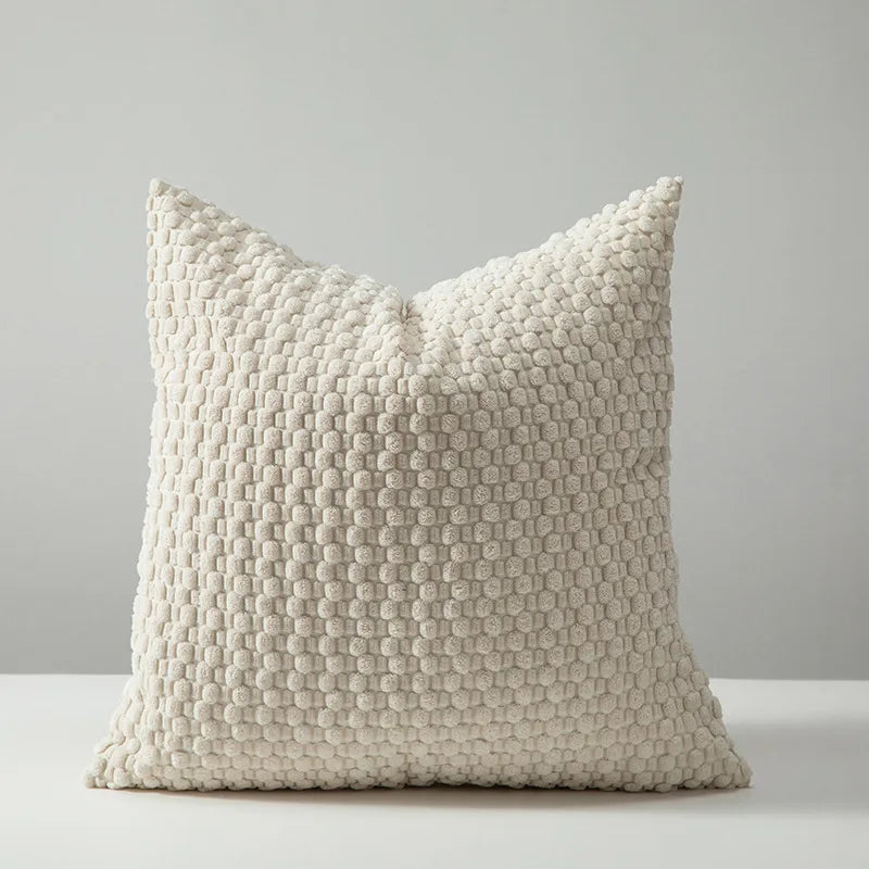 Soft Corduroy Boho Striped Throw Pillow Cover