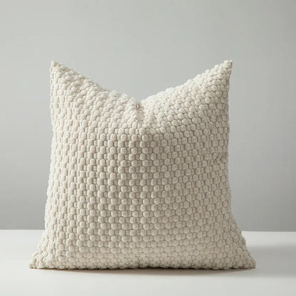 Soft Corduroy Boho Striped Throw Pillow Cover