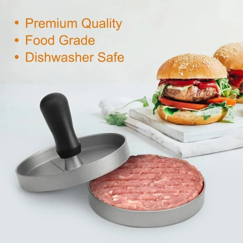 Hamburger and patty press