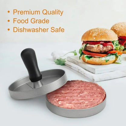 Hamburger and patty press
