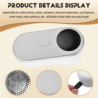 Portable Rechargeable Fabric Shaver Lint Remover