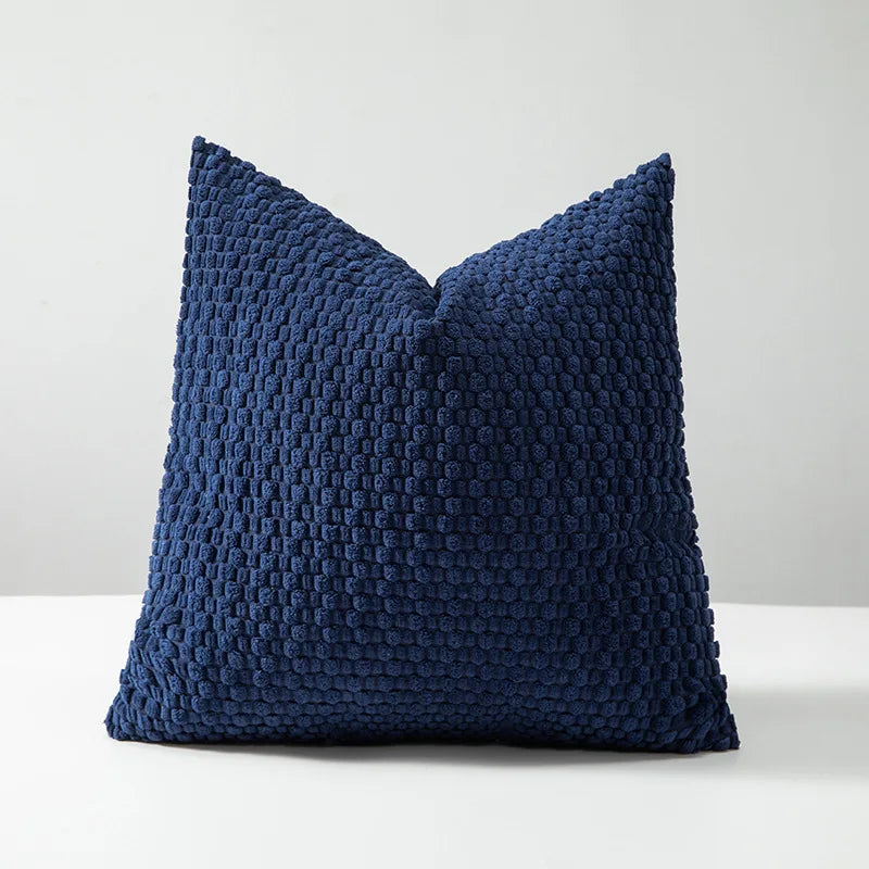 Soft Corduroy Boho Striped Throw Pillow Cover