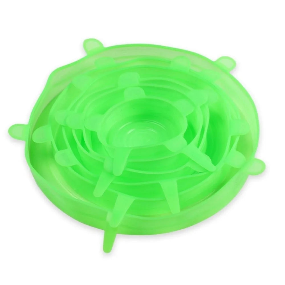 Reusable silicone food covers