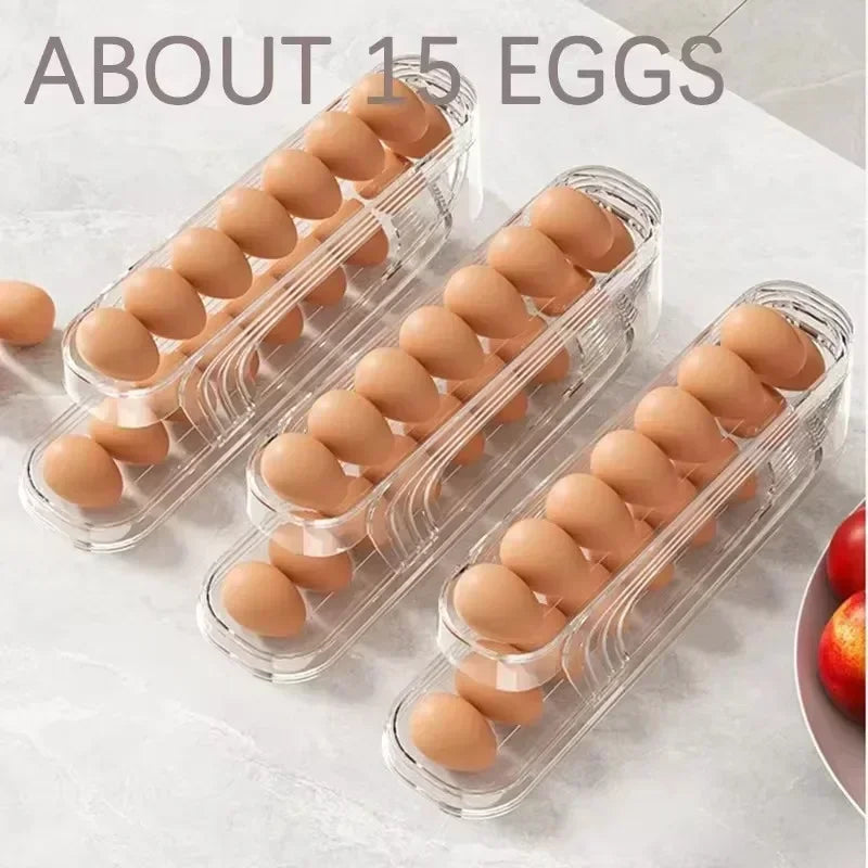 Refrigerator egg storage rack