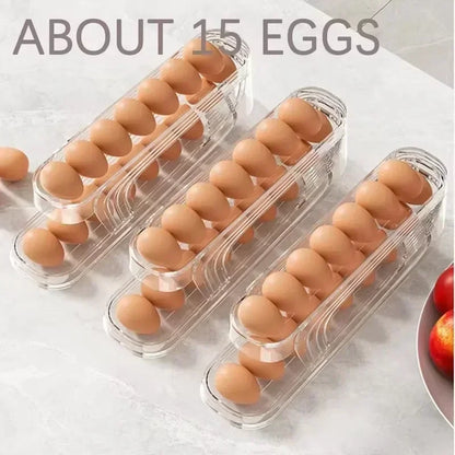 Refrigerator egg storage rack