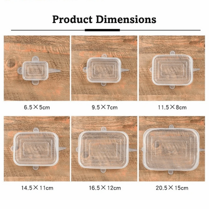 Reusable silicone food covers