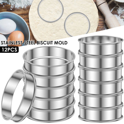 Crumpet and muffin baking rings