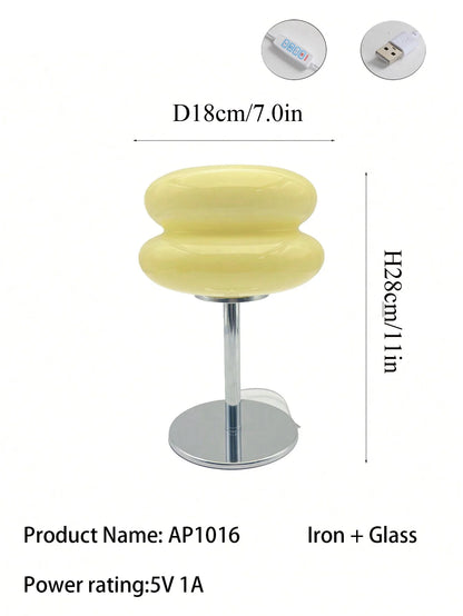 Macaron Glass LED Table Lamp