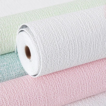 3D Linen Self-Adhesive Wallpaper