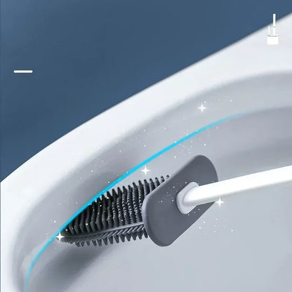 Silicone Toilet Brush Set