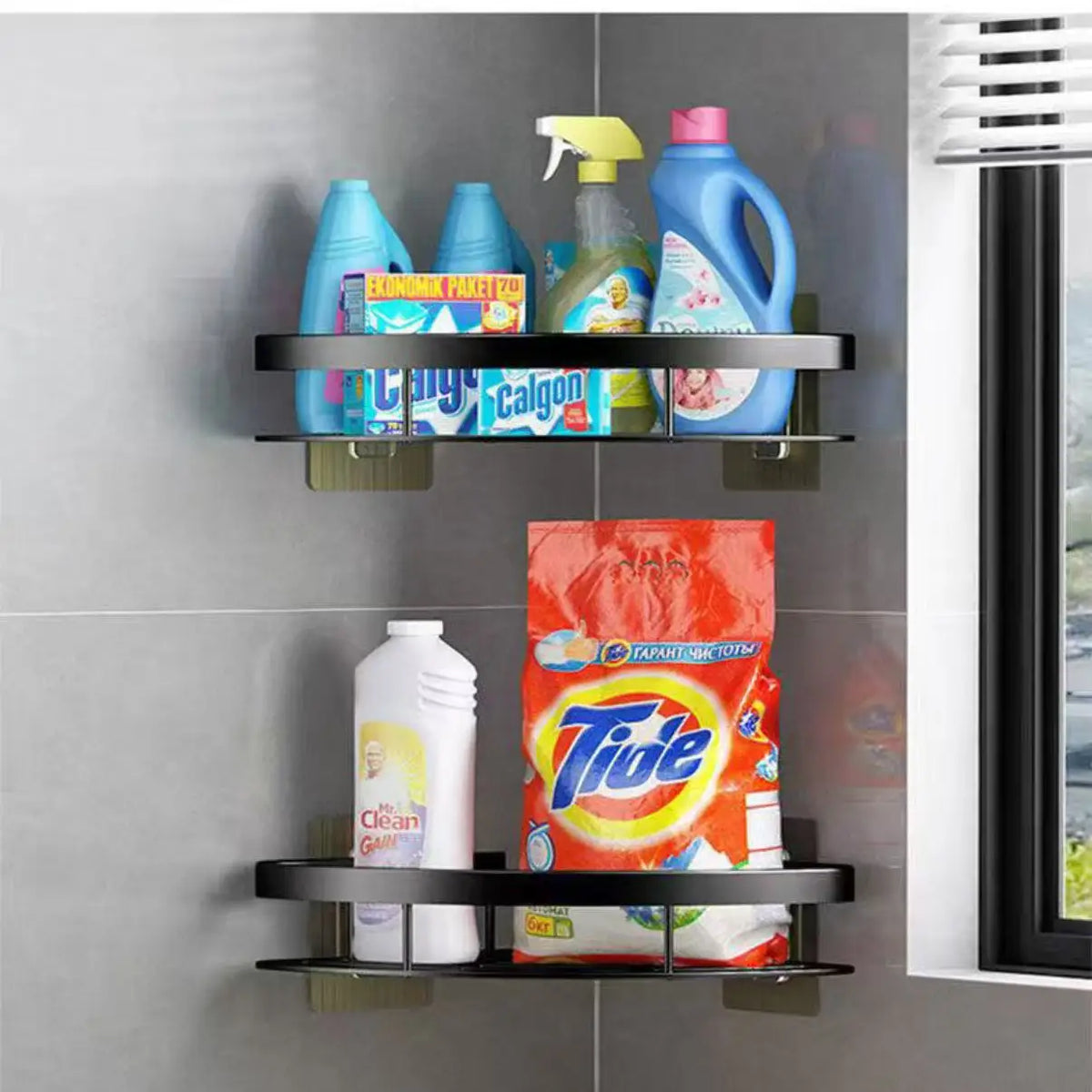 Aluminum Bathroom Shower Shelf