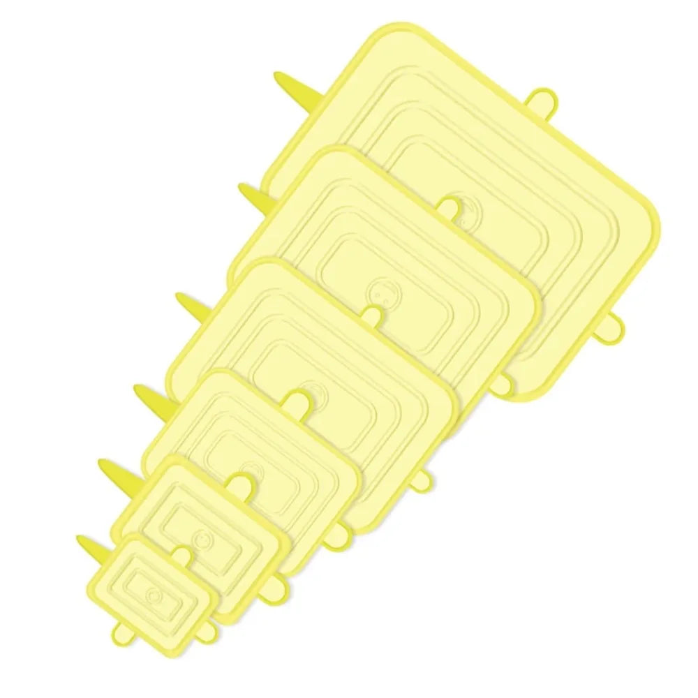 Reusable silicone food covers