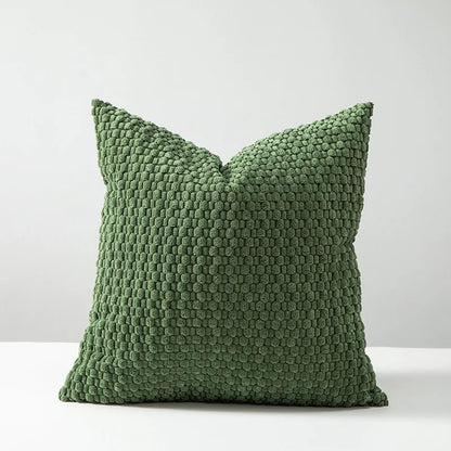 Soft Corduroy Boho Striped Throw Pillow Cover