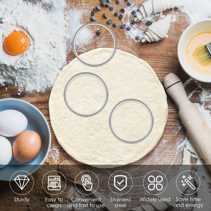 Crumpet and muffin baking rings