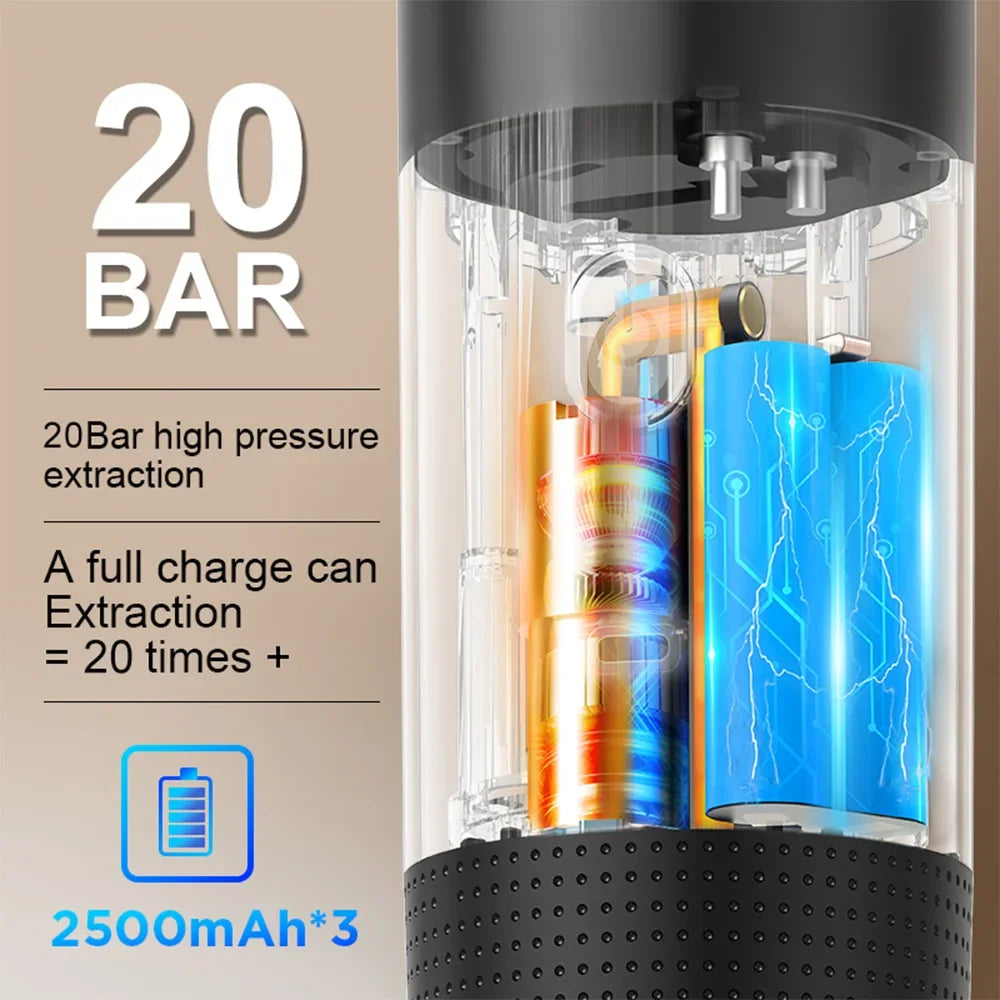 Wireless Portable Espresso Coffee Maker
