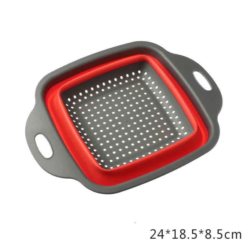 Foldable vegetable washing basket