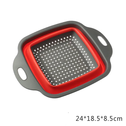Foldable vegetable washing basket