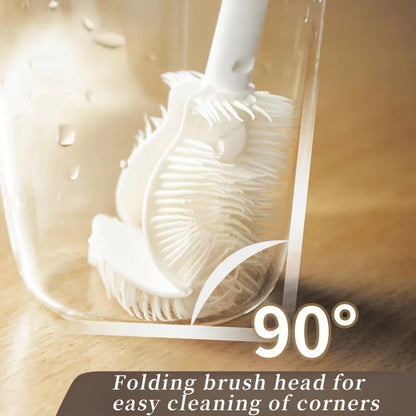 Foldable Silicone Bottle Cleaning Brush