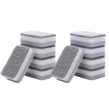 Double-sided cleaning sponge